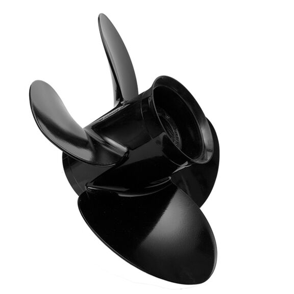 13.8" x 11" Quicksilver Nemesis 4-Blade, RH, Aluminum Propeller image number 0