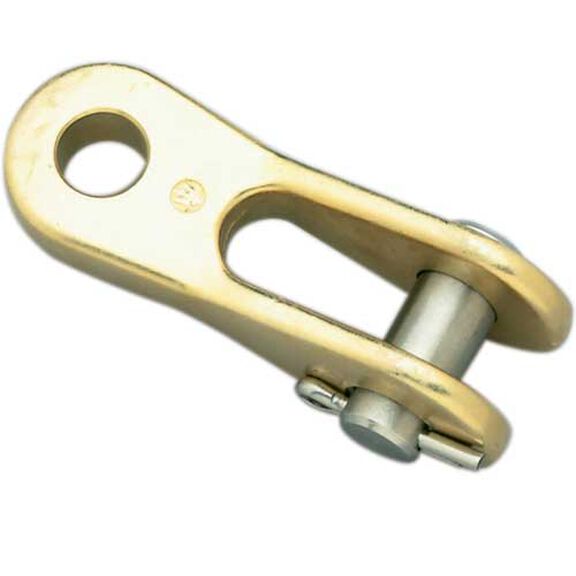 Chrome Eye Jaw Toggle, 1/4" Pin dia., 1-1/16" Pin-to-Pin image number 0