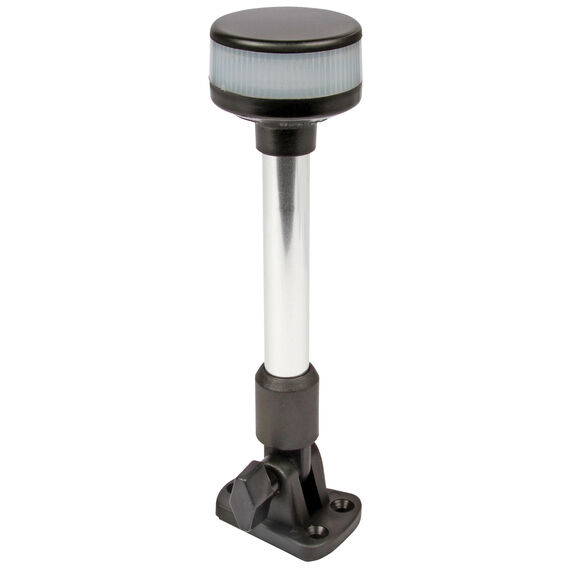 Base Mount Fold-Down LED All-Round Navigation Pole Light 9", 2 Nautical Miles Visibility image number 0