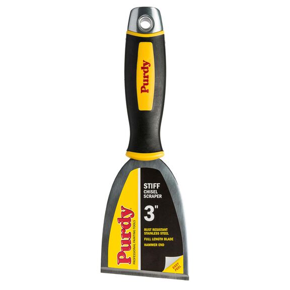 3" Premium Stiff Chisel Scraper image number 0