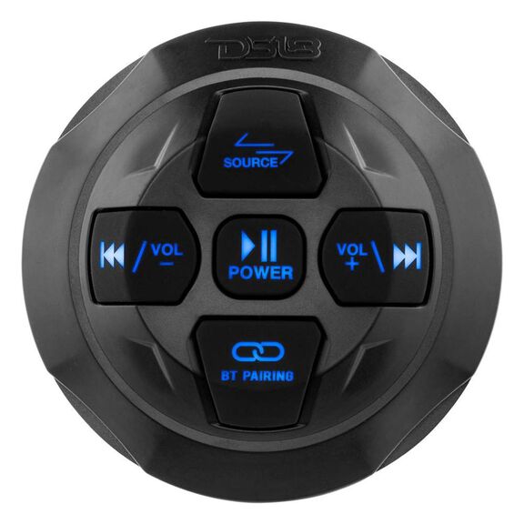 Marine Waterproof Universal Bluetooth Streaming Audio Receiver with Controller and Microphone image number 3