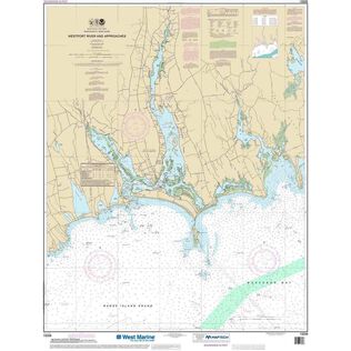 Maptech&reg; NOAA Recreational Waterproof Chart-Westport River and Approaches, 13228