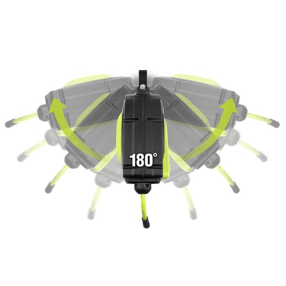 Flexzilla Pro Enclosed Plastic Retractable Air Hose Reel 3/8" 50' image number 3