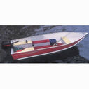 14'6" Styled-to-Fit Boat Cover for Wide V-Hull Fishing Boats O/B image number 2