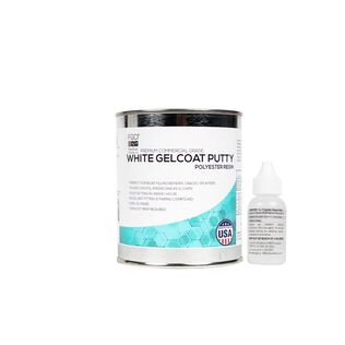 Gelcoat Repair Putty Gallon Kit, White