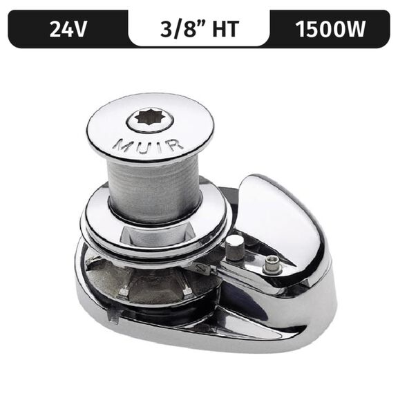 Muir Storm 2200 Capstan Windlass, 3/8" HT (G4), 24V DC, 1500W image number 0