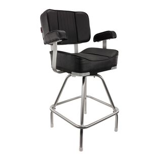 Deluxe Captain's Chair with Stand Package, Black