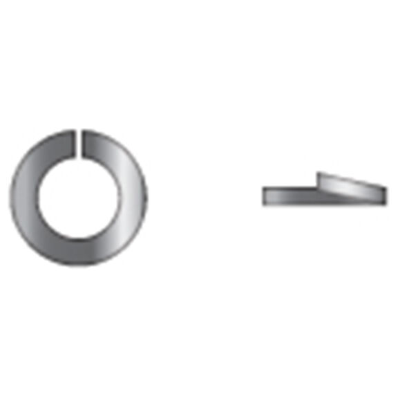 7/16" Stainless Steel Lock Washers, 50-Pack image number 0