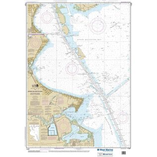 Maptech&reg; NOAA Recreational Waterproof Chart-Upper Galveston Bay-Houston Ship Channel-Dollar Pt. to Atkinson, 11327