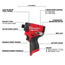 M12 FUEL&trade; 1/4" Hex Impact Driver image number 3