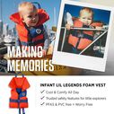 Infant Lil Legends Foam Vest image number 5