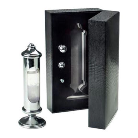 Chrome Stormglass in Black Gift Box image number 1