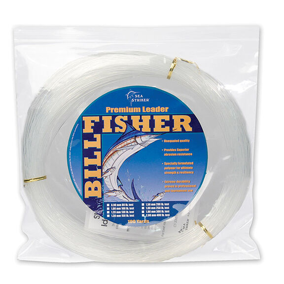 Monofilament Leader Coil, Clear, 130Lb, 100Yds, 1.20mm image number 0