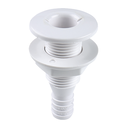 SEAFLO Marine Thru Hull Fittings (Plastic) 5/8", White image number 0
