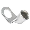 4 AWG 90 Degree Tinned Copper Lug, 3/8" Stud Size, 2-Pack image number 1
