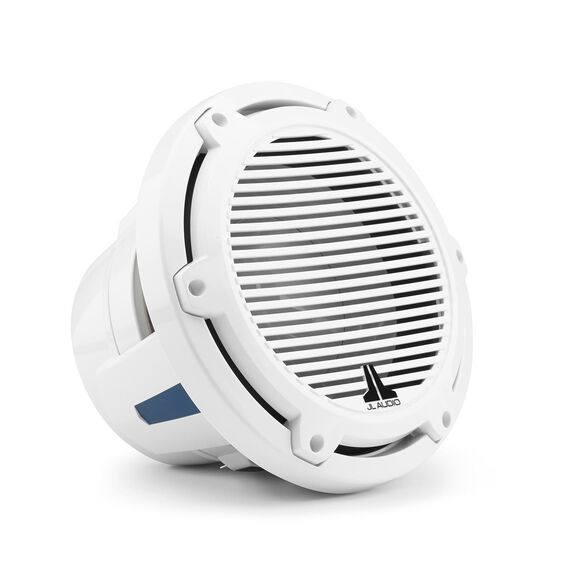 M6-10W-C-GwGw-4 10" Marine Subwoofer Driver, White Classic Grille image number 1