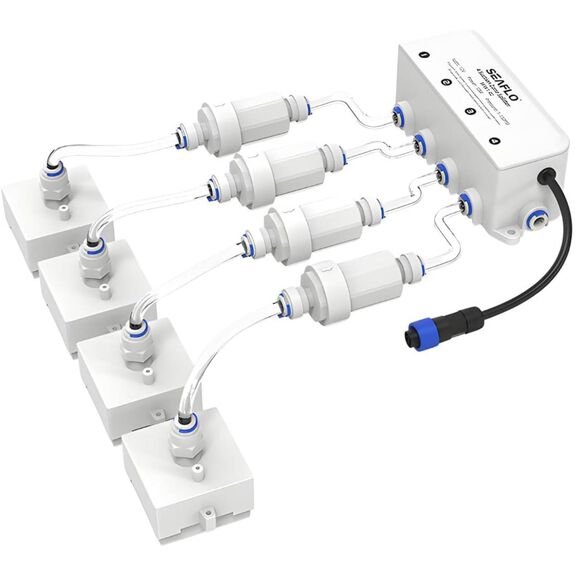 SEAFLO Dry Bilge 4-Zone Splitter System 24V Marine Solenoid Valve image number 0
