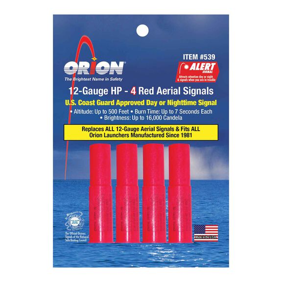 12-Gauge High-Performance Red Meteor Flares image number 1