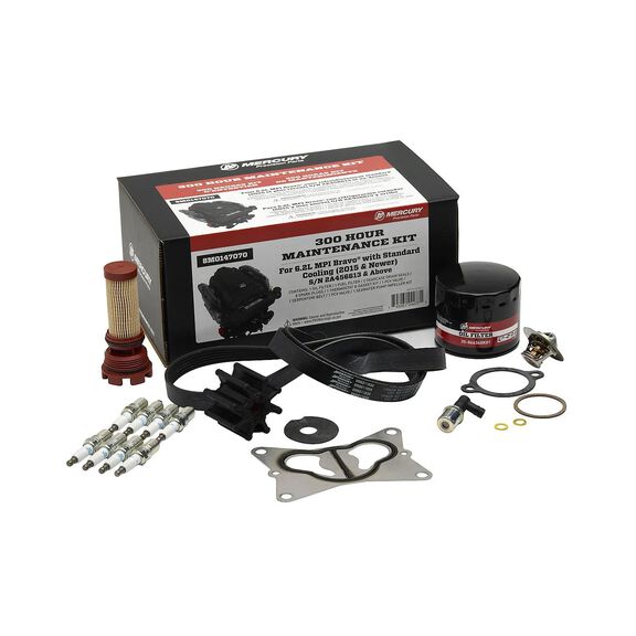 MerCruiser 6.2L MPI Engine with Bravo Sterndrive 300 Hour Maintenance Kit image number 0