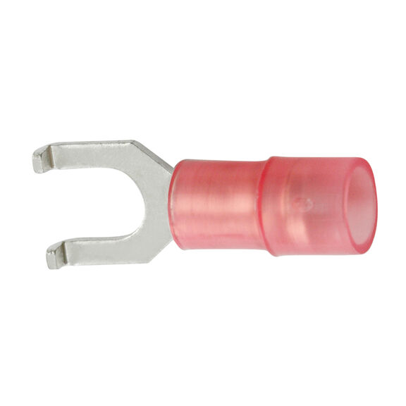 Nylon-Insulated Double Crimp Flange Spade Terminals, 10-Pack image number 0
