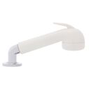 Deck-Mount Sprayer Large Warm White Sprayer No Hook, w/Elbow, 10' White Rubber Hose, Low Profile Holder image number 2