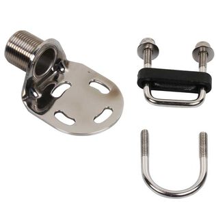 Stainless Steel Antenna Mount for 1" - 1 1/4" Round and Square Rails