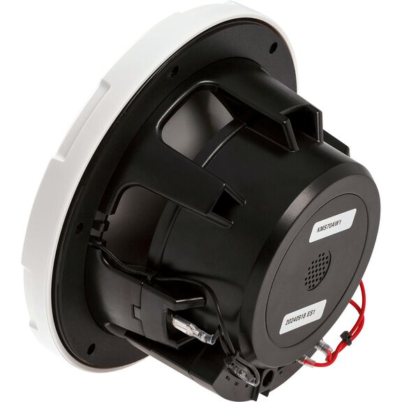 KMS700AWL 7.0" Marine Coaxial Speakers, White Colored Grilles with RGB LED Illumination image number 4