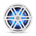 M3-770X-S-Gw-i 7.7" Marine Coaxial Speakers, White Sport Grilles with RGB LED Lighting image number 0