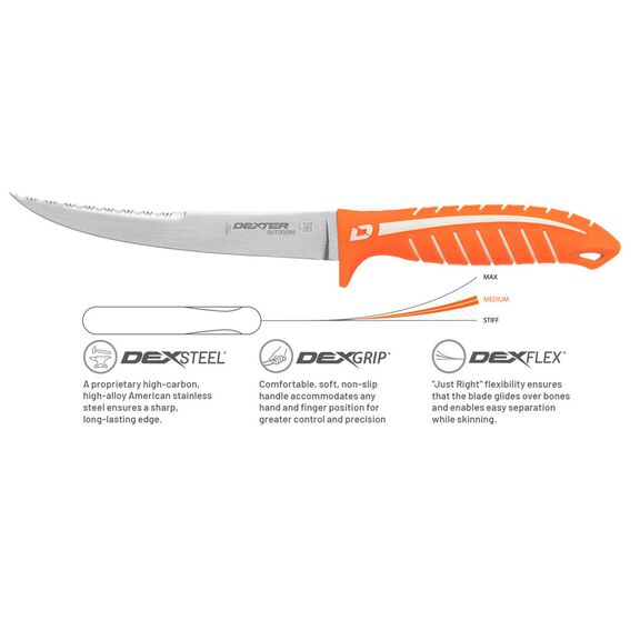 7" Dextreme DX7F Dual Edge Fillet Knife image number 2