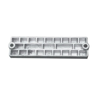 Magnesium Bar/Plate Anode for Mercury, MerCruiser, 2" x 7.56" x 0.6"