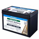 Group 27 Lithium Iron Phosphate Dual Purpose Battery, 12V 80Ah, ABYC Certified image number 1