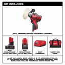 M12&trade; 12 Volt Lithium-Ion Cordless Variable Speed Polisher/Sander XC/Compact Battery Kit image number 1