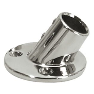 Stainless Steel 60&deg; Round Base, 1" Tube Outside Dia.