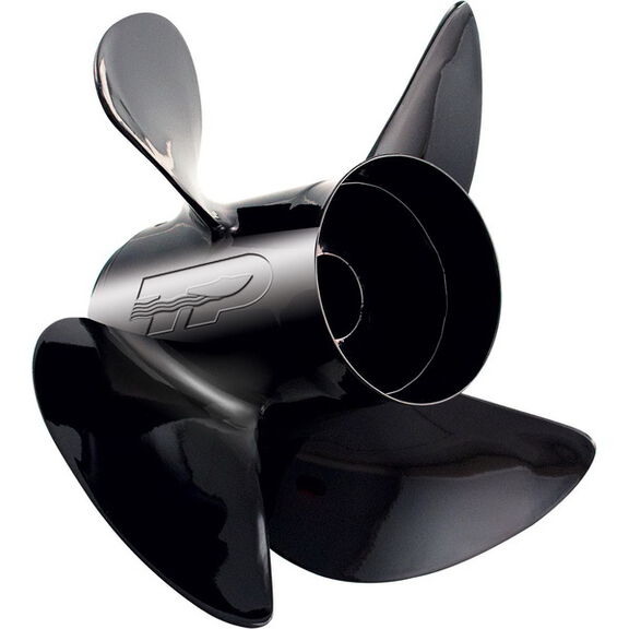 LE1/LE2 Hustler&reg; Right Hand Aluminum Propeller 14" x 13" 4 Blade image number 0