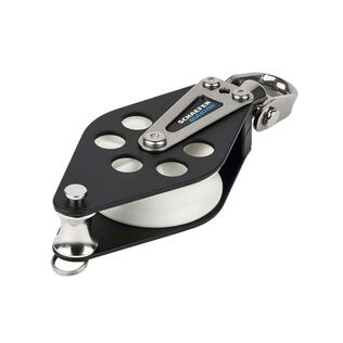 7 Series Universal Head Block, Single with Becket, Aluminum Cheeks, 9oz.