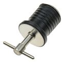 Twist Drain Plug, 1" Stainless Steel image number 1