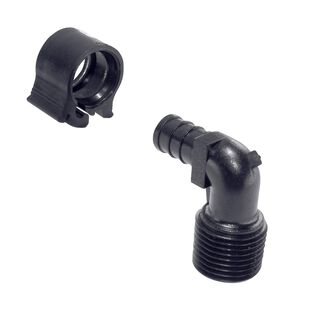 Pexlock Elbow 1/2" Barb x 1/2" MPT