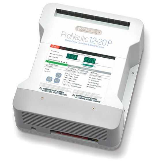 ProNautic 1220P Onboard Marine Battery Charger, 20 Amp, 12V, 3-Banks image number 0