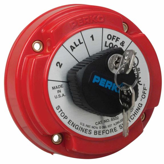 Medium Duty Battery Selector Switch with Key Lock image number 0