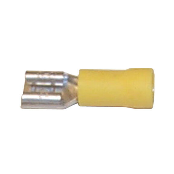 12-10 AWG Female Quick Disconnects, Yellow, 10-Pack image number 0