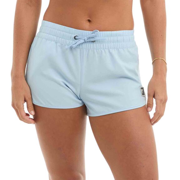 Women's Solid La Paz Active Shorts image number 0