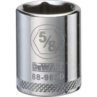 DEWALT 6 Point 3/8'' Drive Sockets