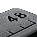 48" Brushed Routed Fish Ruler image number 0