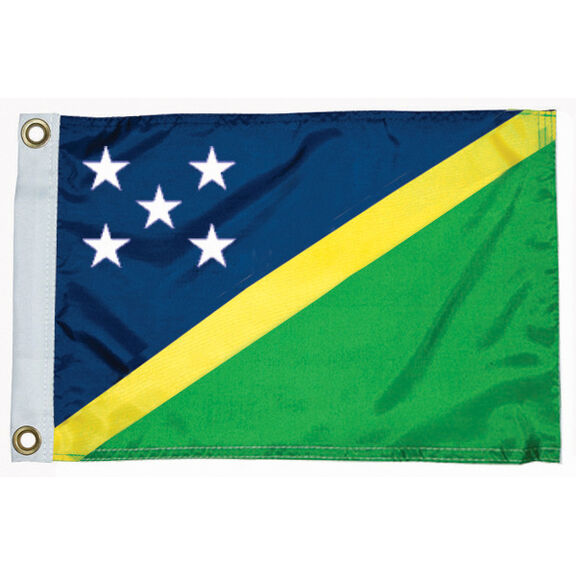 Solomon Island Courtesy Flag, 12" x 18" image number 0