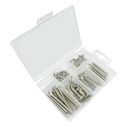 Phillips Oval Head Self Tapping Screw Kit, 48 Piece, Stainless Steel image number 0