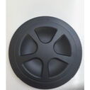 Round Shape Inspection Hatch - Black - 8 Inch image number 0