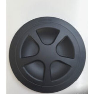 Round Shape Inspection Hatch - Black - 8 Inch