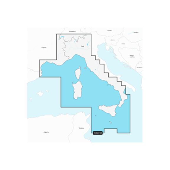 Navionics Platinum+ EU012R Mediterranean Sea, Central and West, Electronic Chart image number 0