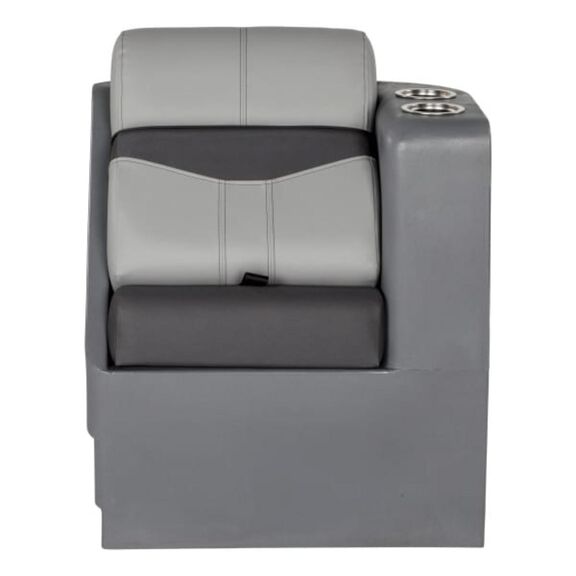 Rockport 17" Right Add-On Pontoon Chaise, River Rock image number 0
