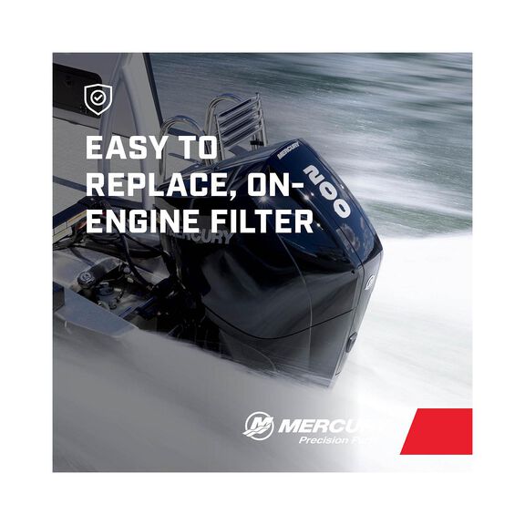 Mercury On-Engine Water Separating Fuel Filter 8M0106635 for Mercury 3.4L V6 and 4.6L V8 Outboards image number 5